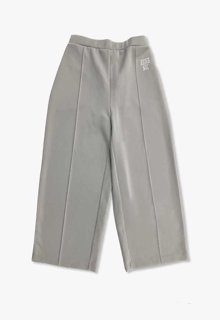 One-point embroidered track pants