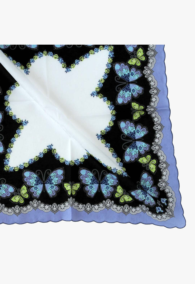 Butterfly large size print handkerchief