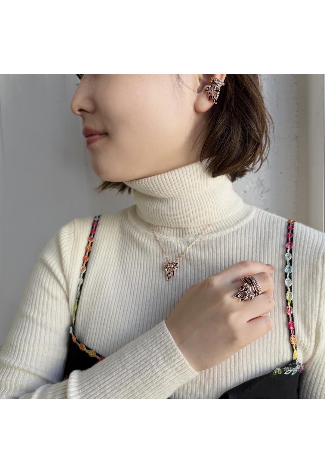 アナ スイ（ANNA SUI） リボンモチーフ リング | バタフライ ギフト