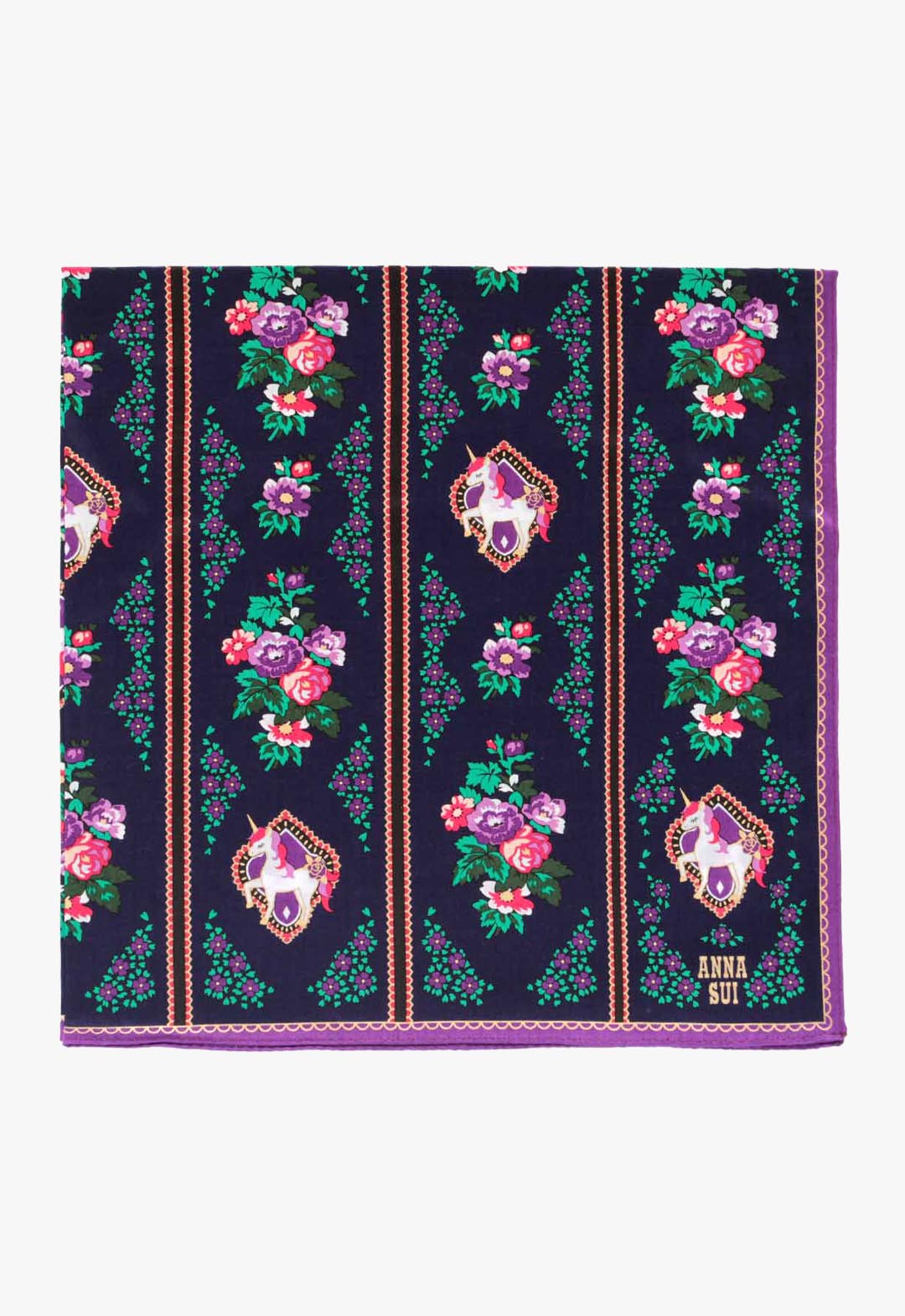 干支 午 プリントハンカチ