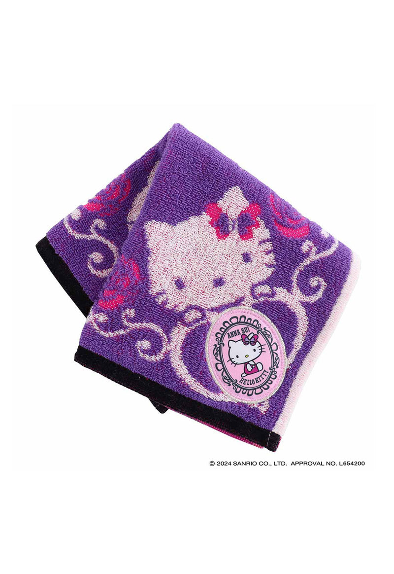 [HELLO KITTY 50th] Applique large-format towel handkerchief