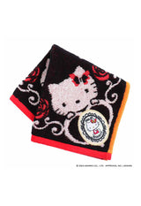 [HELLO KITTY 50th] Applique large-format towel handkerchief