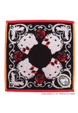 [HELLO KITTY 50th] Applique large-format towel handkerchief