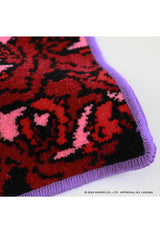 [HELLO KITTY 50th] Rose pattern chenille woven towel handkerchief