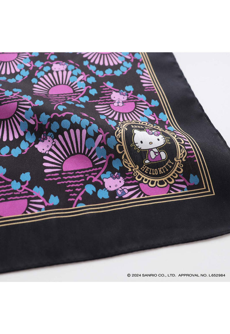 [HELLO KITTY 50th] large format daisy print handkerchief