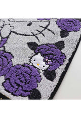 [HELLO KITTY 50th] Rose pattern towel handkerchief