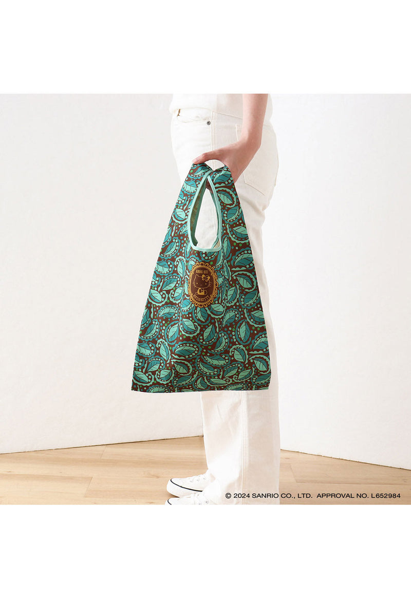 [HELLO KITTY 50th] Leaf pattern eco bag