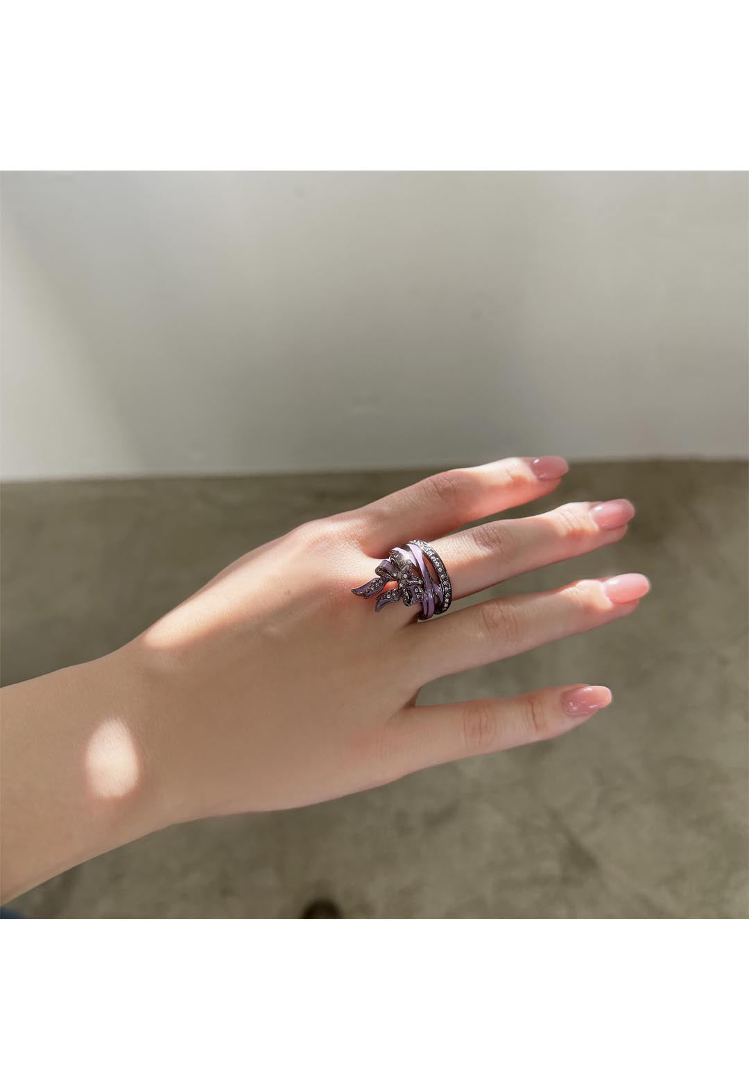 アナ スイ（ANNA SUI） リボンモチーフ リング | バタフライ ギフト