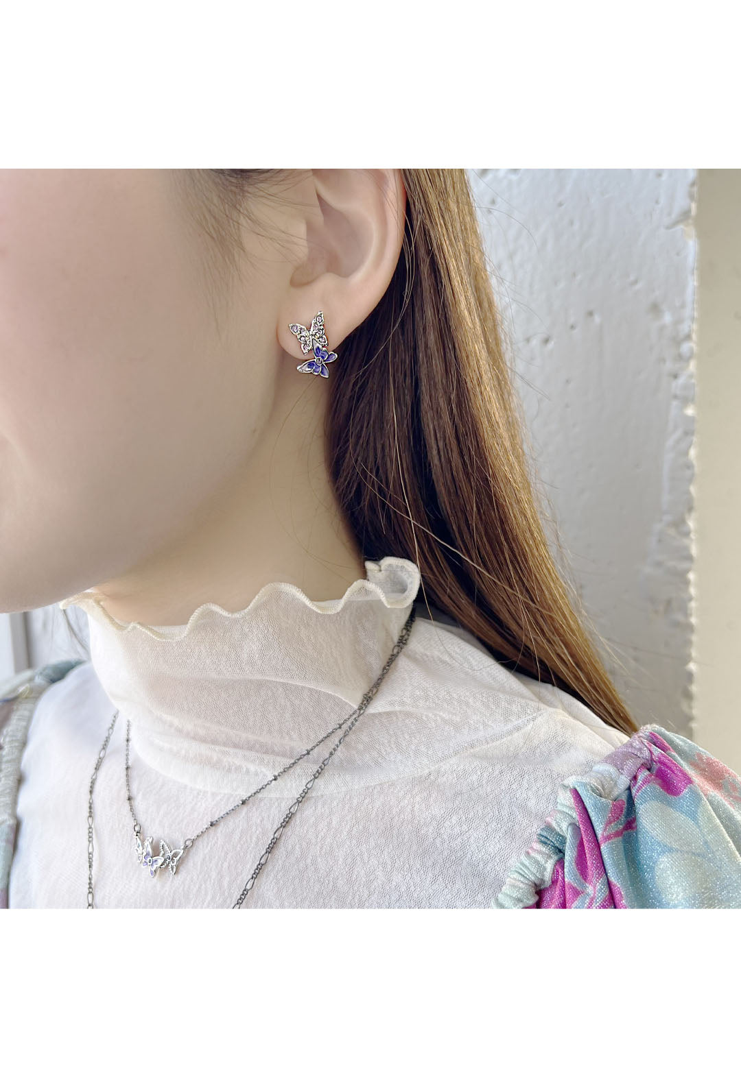 Butterfly Motif Earrings