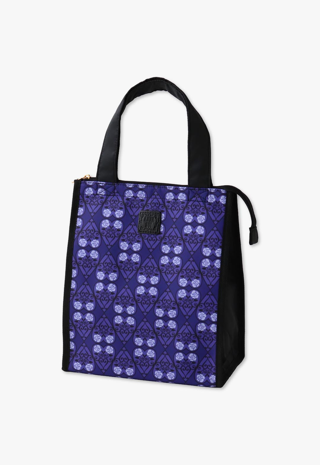 Rose & Heart Print Insulated Bag