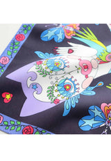 [ANNA SUI × Mick Ithaya] Print Handkerchief MIC Doll and Butterfly