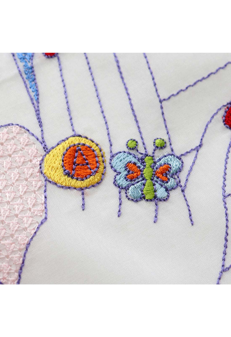 [ANNA SUI x Mick Itaya] 刺繡手帕 MicDoll