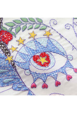 [ANNA SUI × Mick Ithaya] Embroidery Handkerchief MicDoll