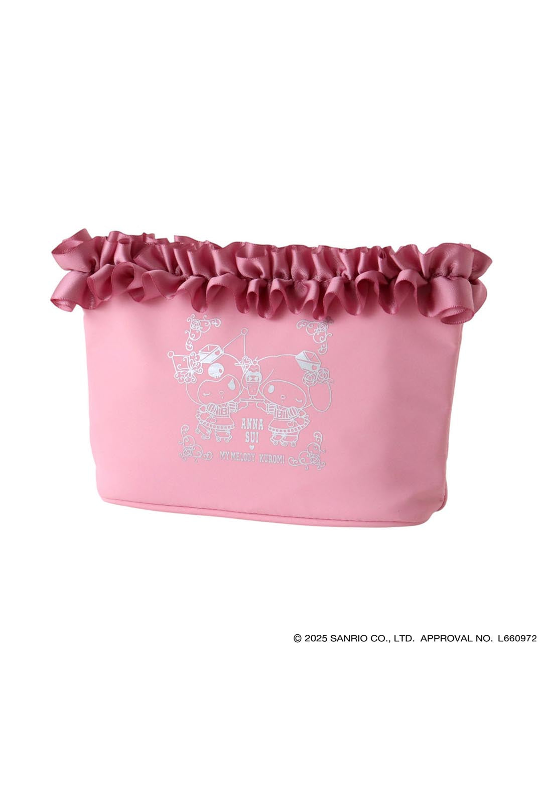 [My Melody Kuromi x ANNA SUI] Frilled Pouch