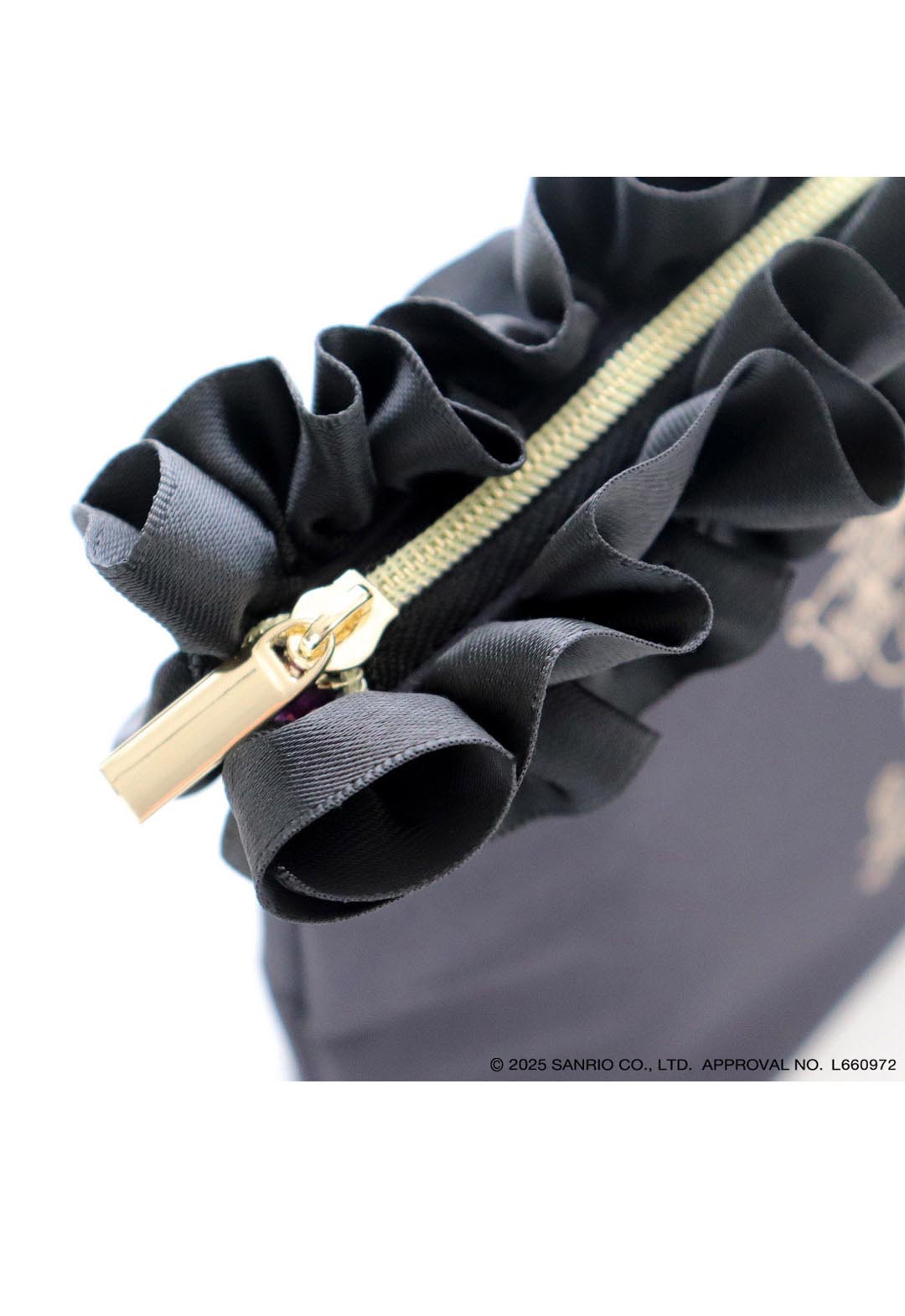 [My Melody Kuromi x ANNA SUI] Frilled Pouch