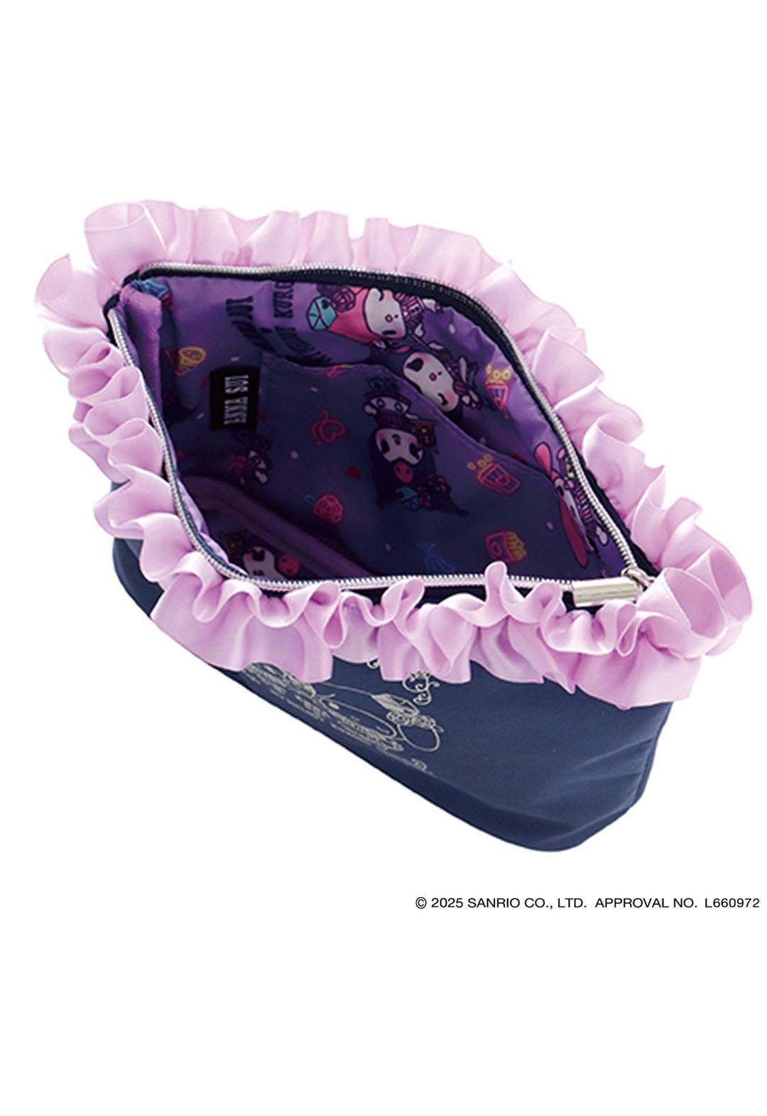 [My Melody Kuromi x ANNA SUI] Frilled Pouch
