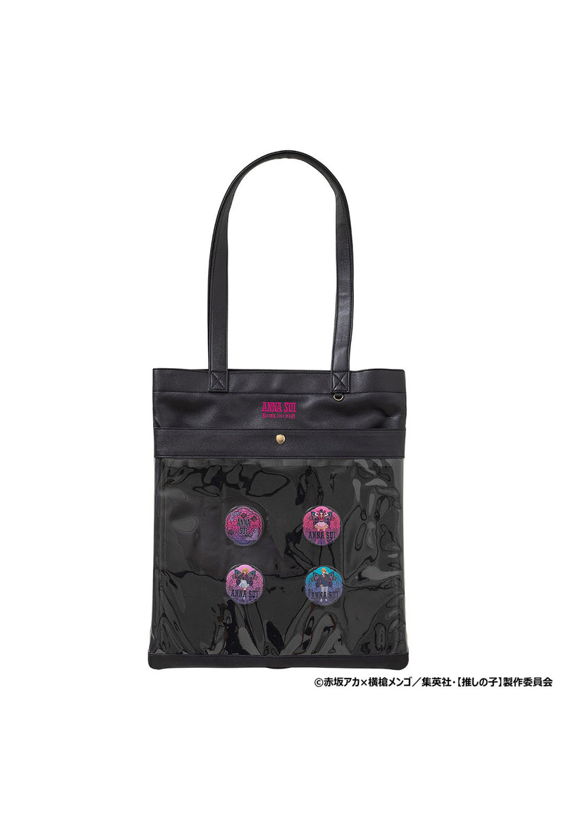 &lt;Preserved products delivered sequentially from late July to August 2024&gt;&gt;&gt; [Poshoshi child] × ANNA SUI recommended activity tote bag (with treka case/can batch) BLACK