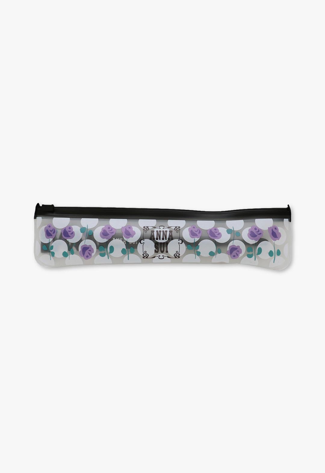 アナ スイ（ANNA SUI）収納ケース付き扇子（ローズドット） | バラ