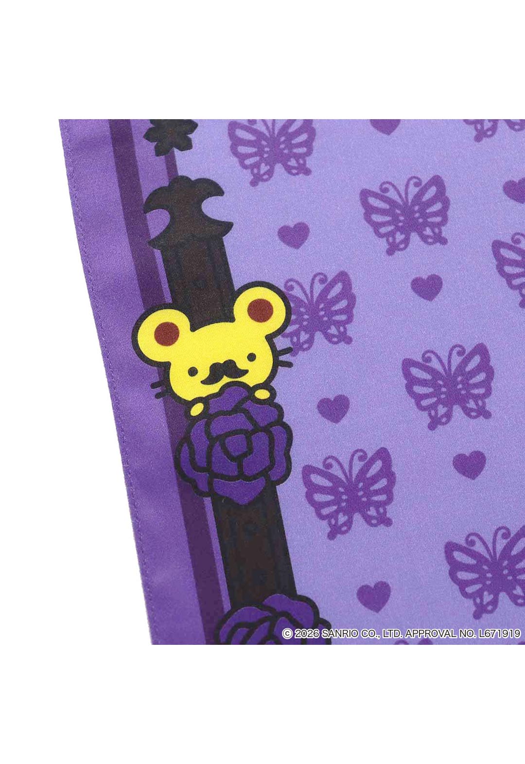 Anna Sui x Pompompurin 联名款印花手帕 - 紫色