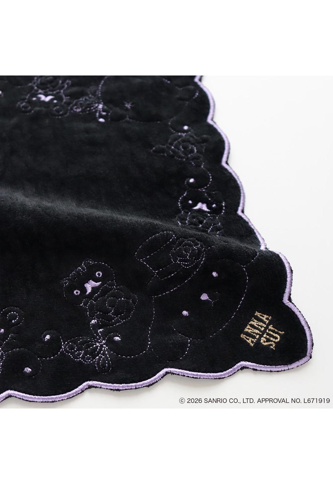 Anna Sui x Pompompurin 刺绣毛巾手帕