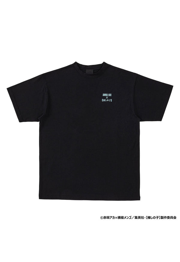 {Second pre-order items will be delivered in August 2024 onwards} [Oshi no Ko] x ANNA SUI character T-shirt (Aqua)