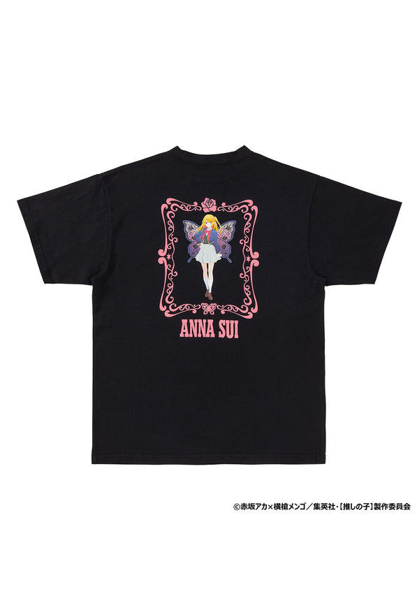 {Secondary reservation items will be delivered from August 2024 onwards} [Oshi no Ko] x ANNA SUI character T-shirt (Ruby)