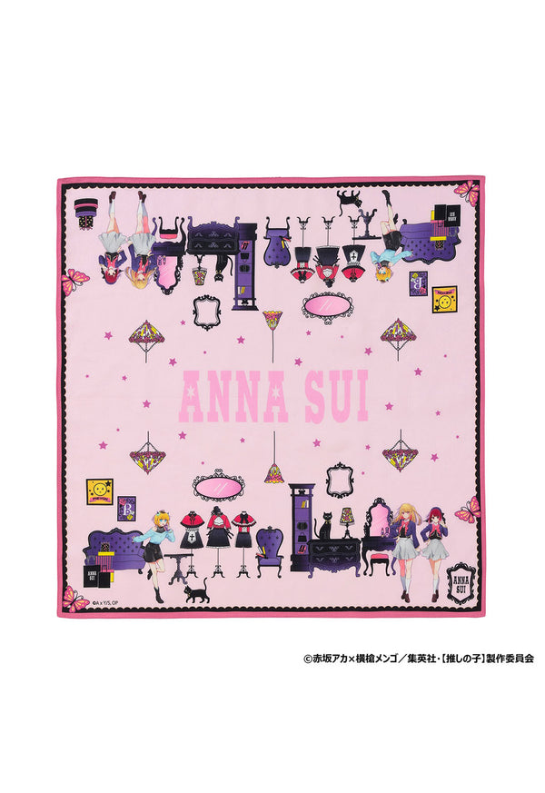 &lt;Reserved products delivered sequentially from late July to August 2024&gt;&gt;&gt; [Susumu child] × ANNA SUI print handkerchief (B Komachi × Boutique)