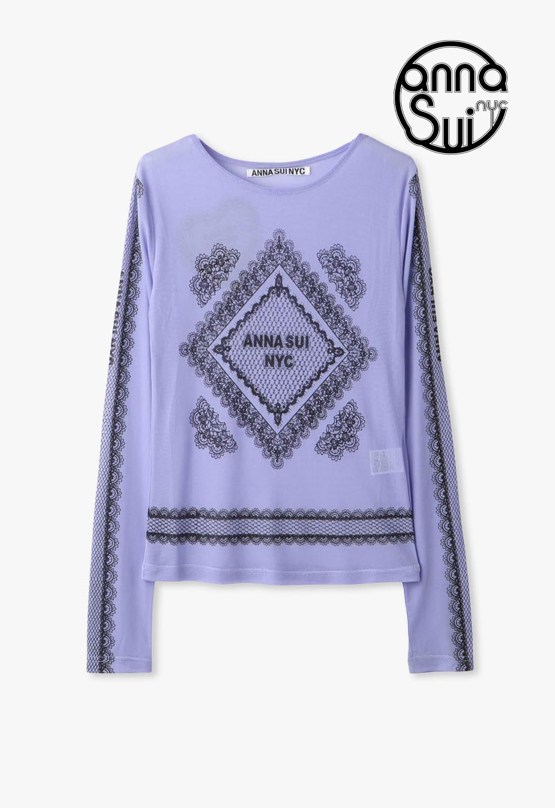 レースプリントシアートップス