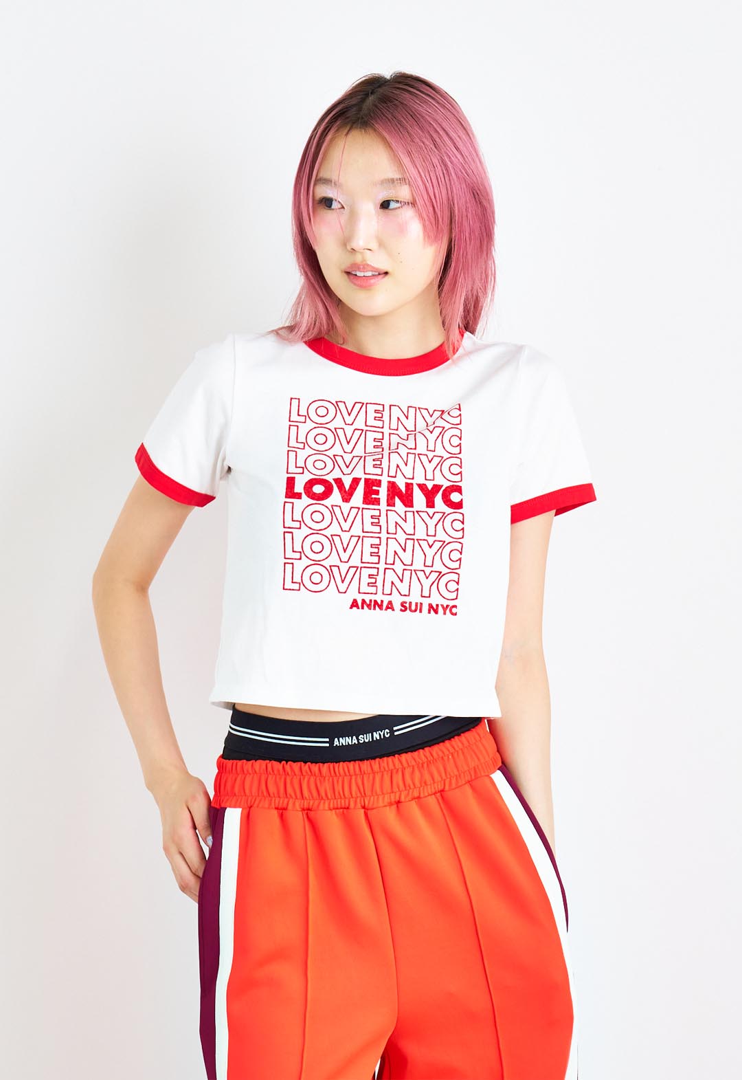 LOVE NYC Flocked T-shirt