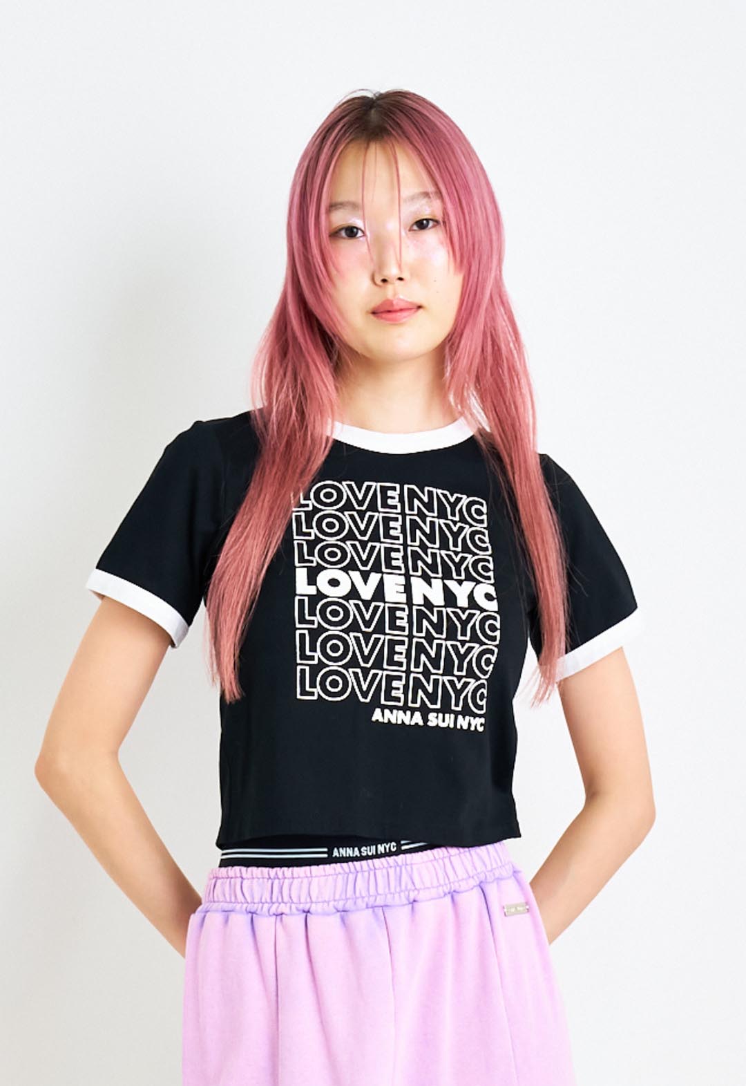 LOVE NYC Flocked T-shirt
