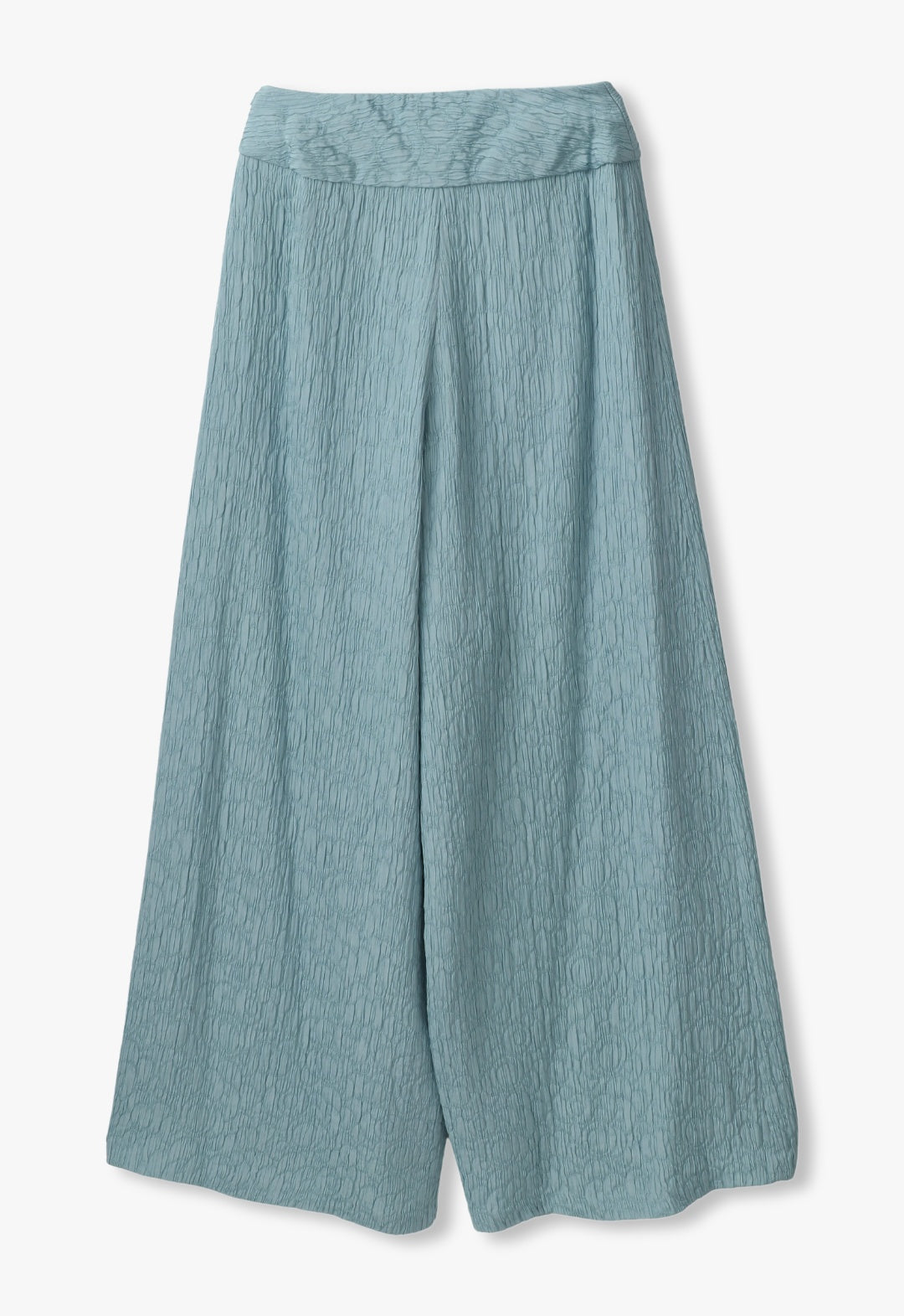 CRINKLE JACQUARD PANTS