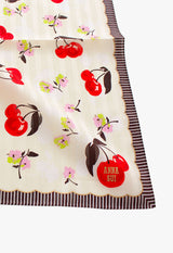Cherry Print Handkerchief
