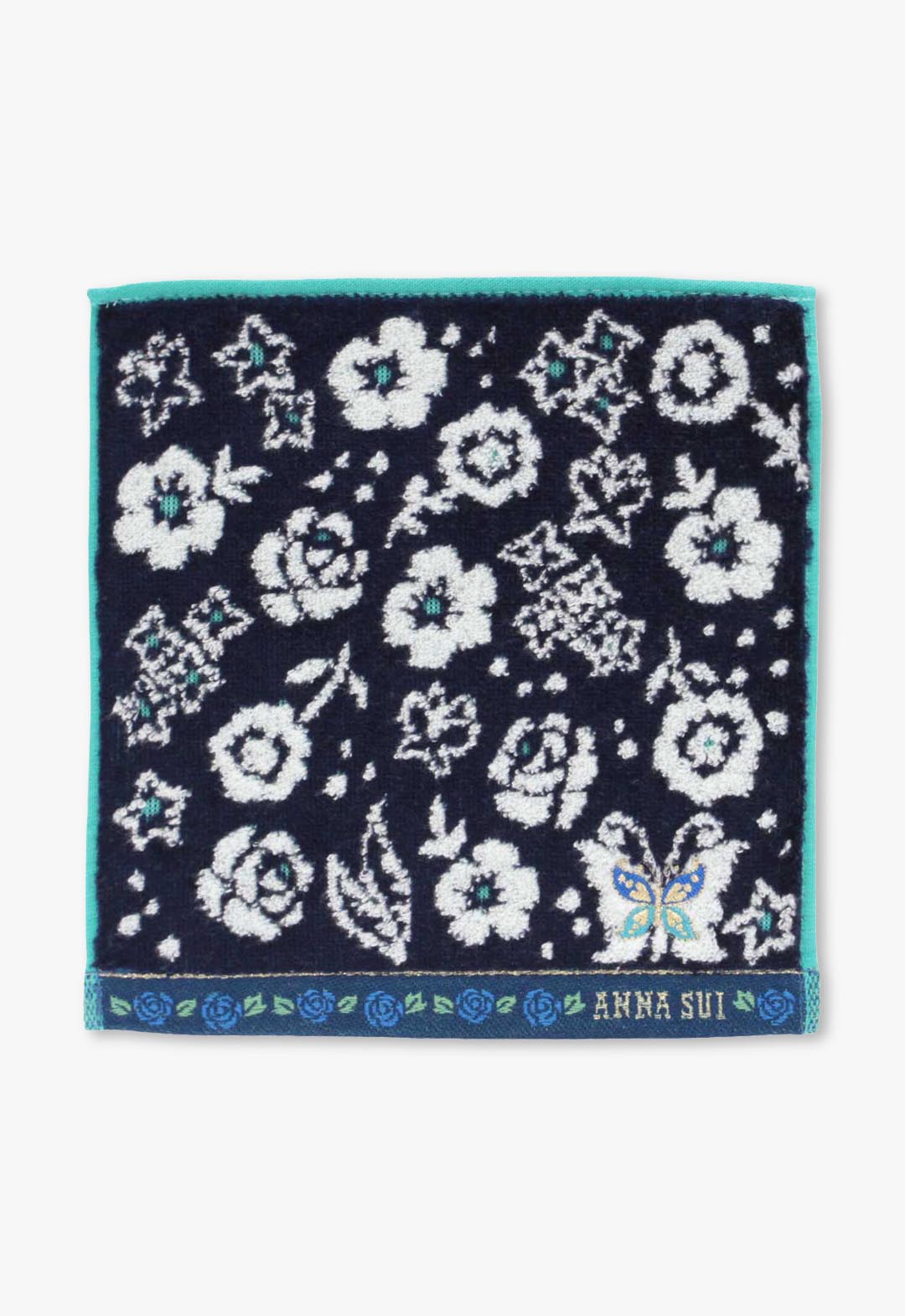 Butterfly pattern towel handkerchief