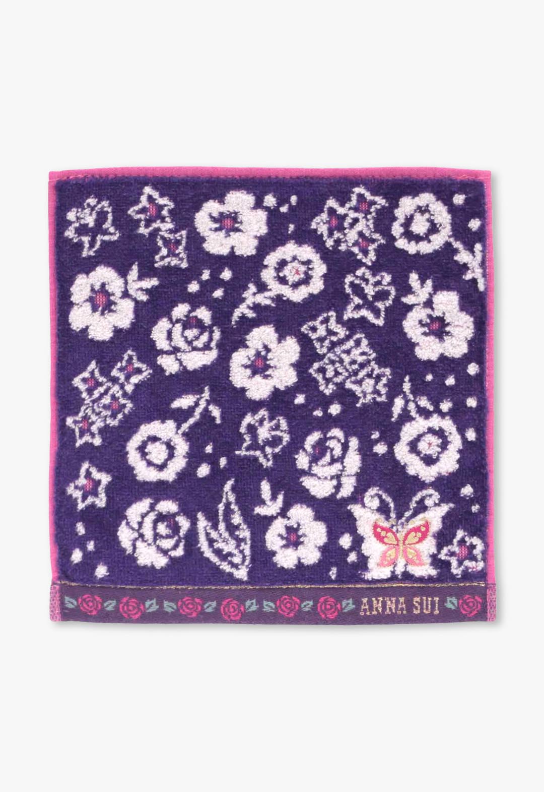 Butterfly pattern towel handkerchief