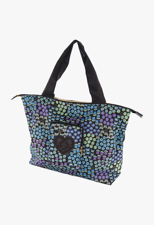 Flower garden pocketable eco bag