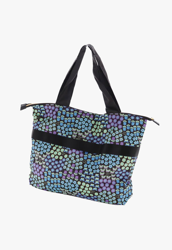 Flower garden pocketable eco bag