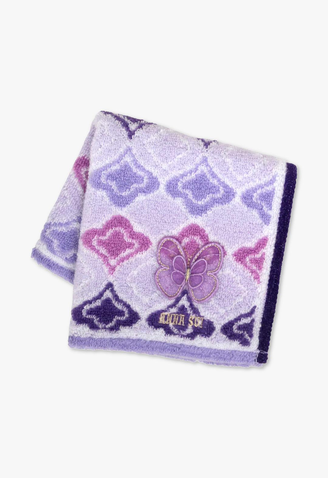 オーガンジーアップリケタオル