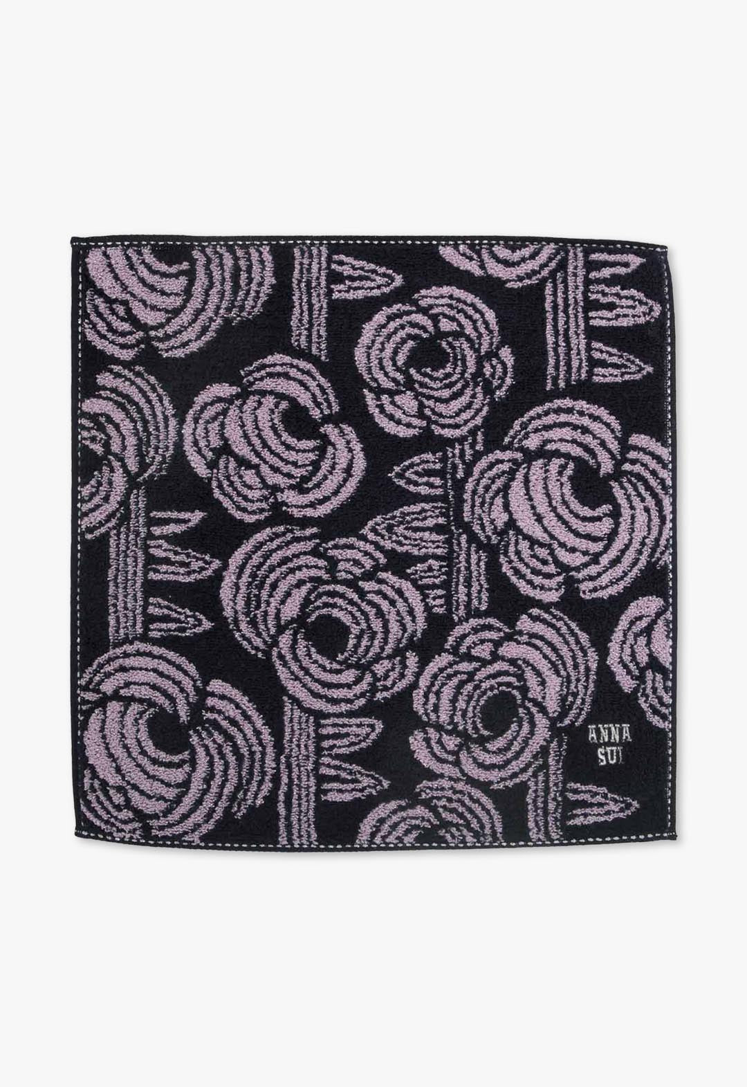 ローズラメパイル タオルハンカチ