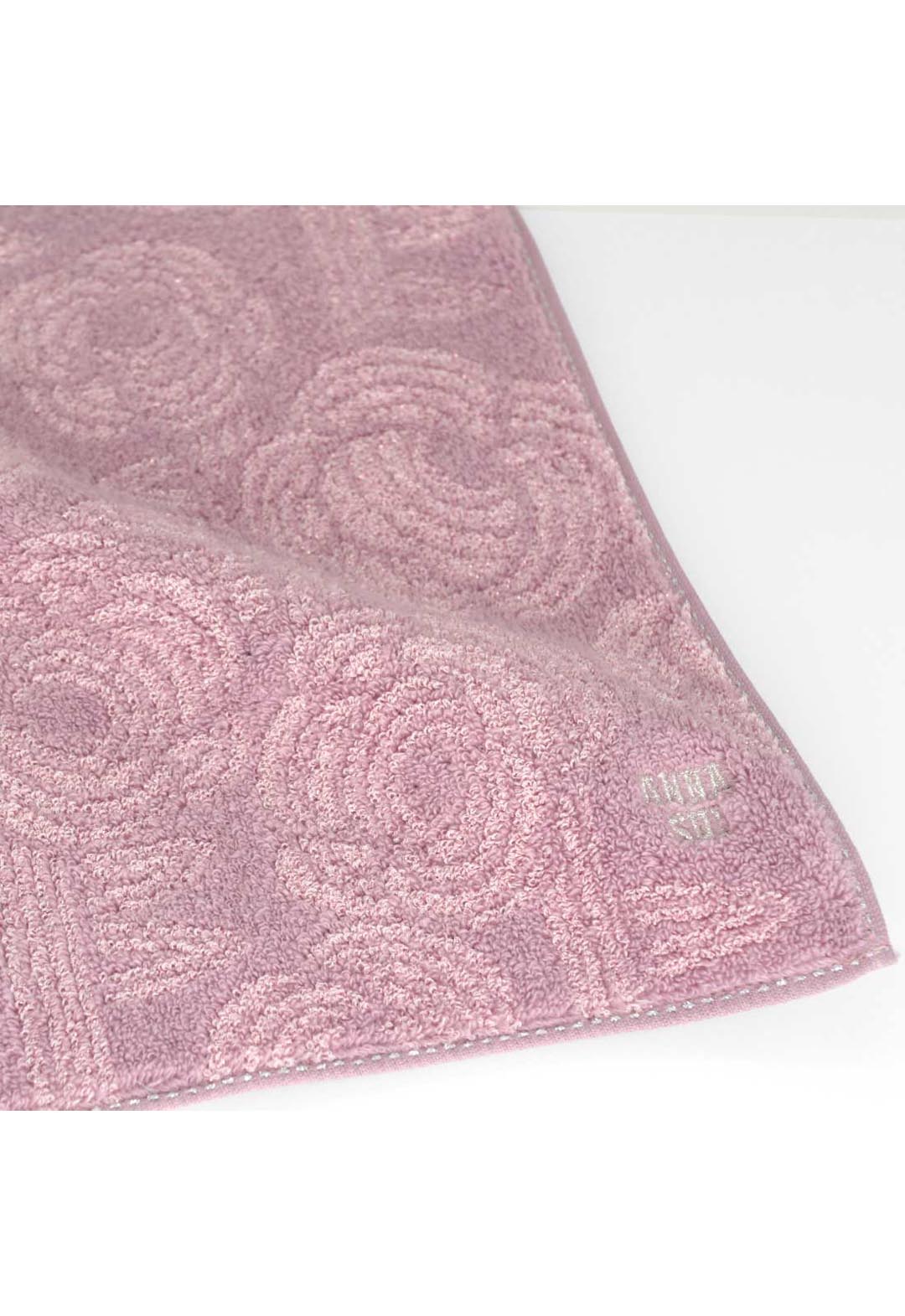 ローズラメパイル タオルハンカチ