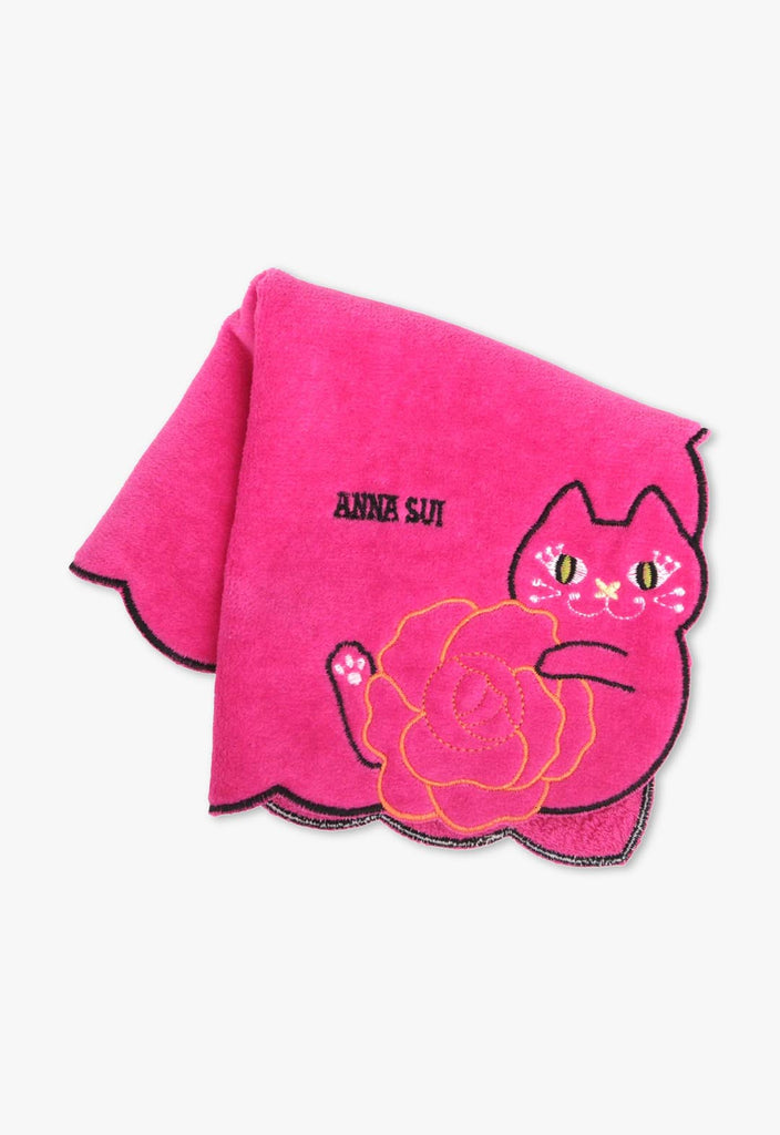 キャット&ローズ タオルハンカチ