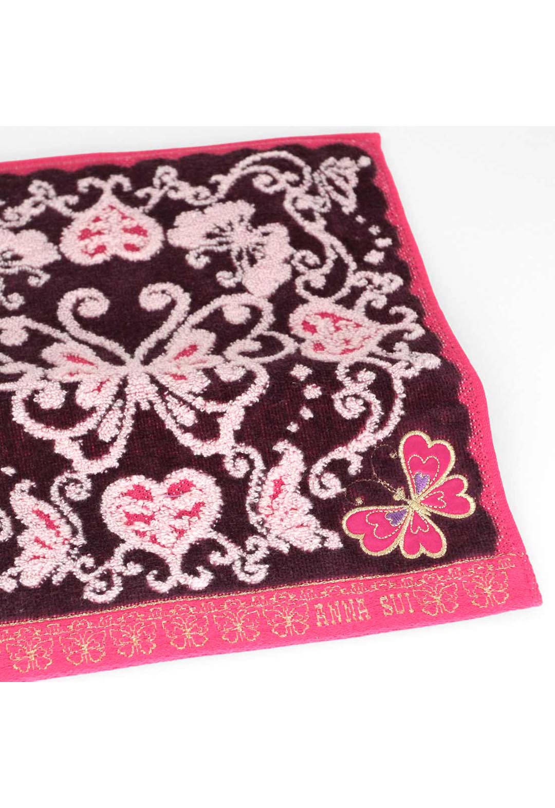 バタフライ&ハートタオルハンカチ