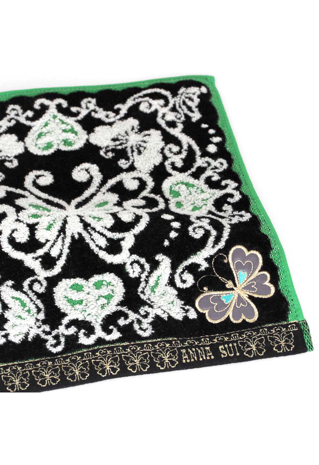 バタフライ&ハートタオルハンカチ