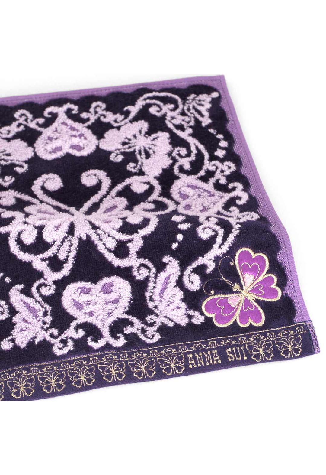 ハンカチ ANNA SUI アナ スイ（ANNA SUI）バタフライ&ハートタオルハンカチ | バタフライ