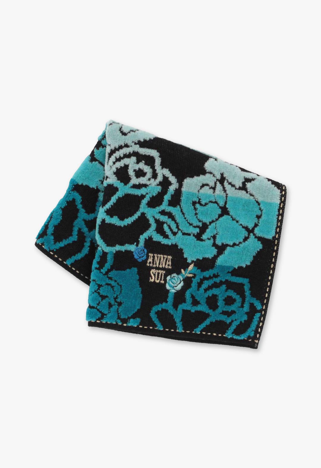 Rose pattern towel handkerchief