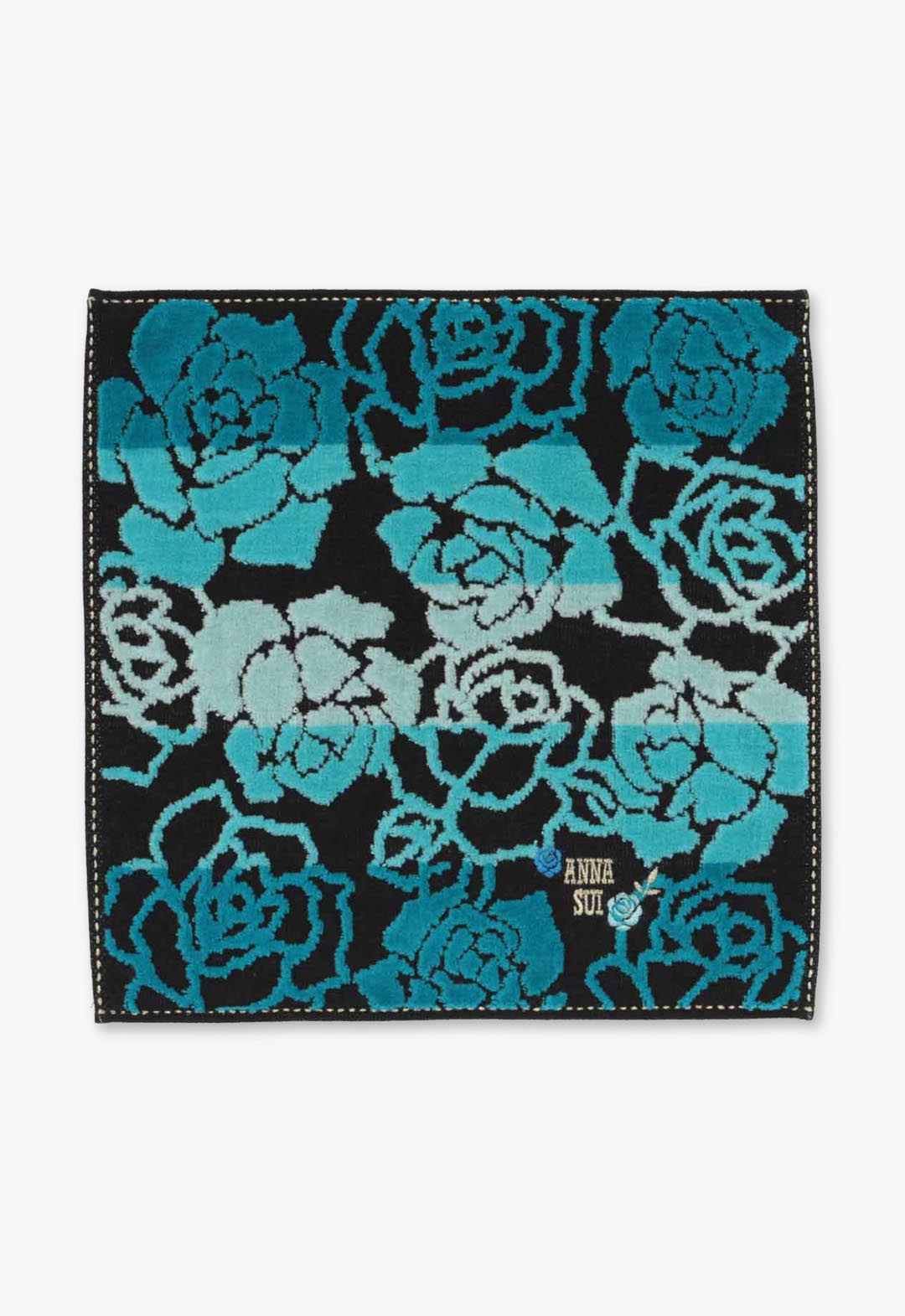 Rose pattern towel handkerchief