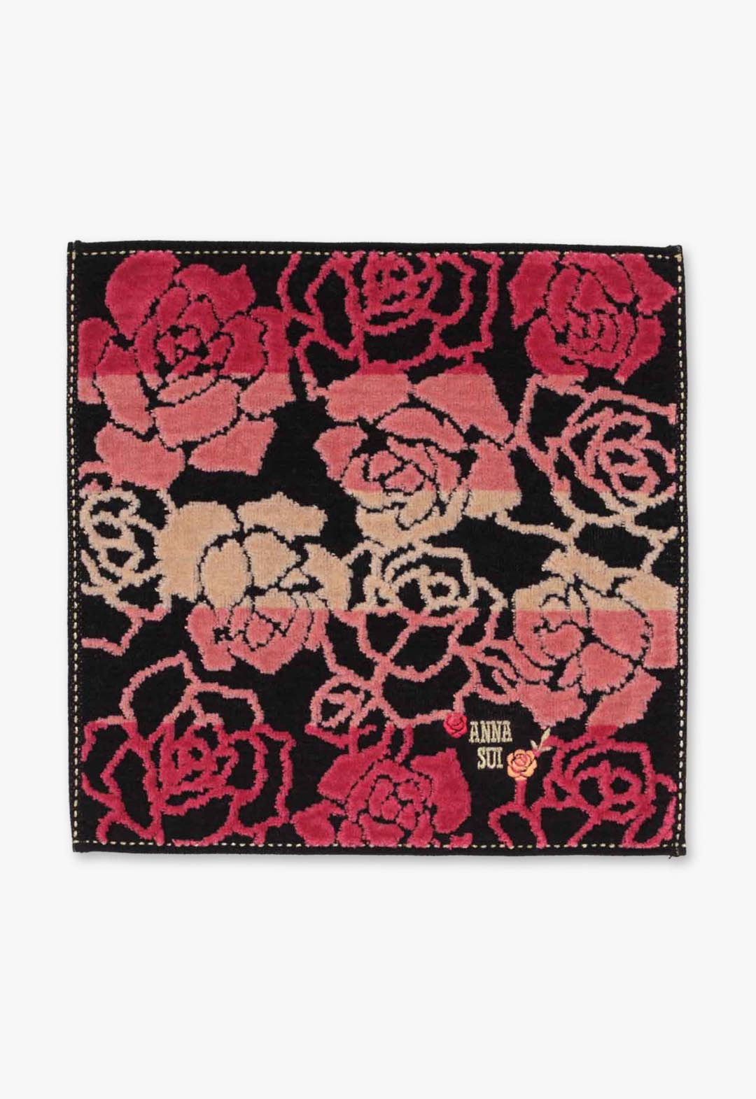 Rose pattern towel handkerchief