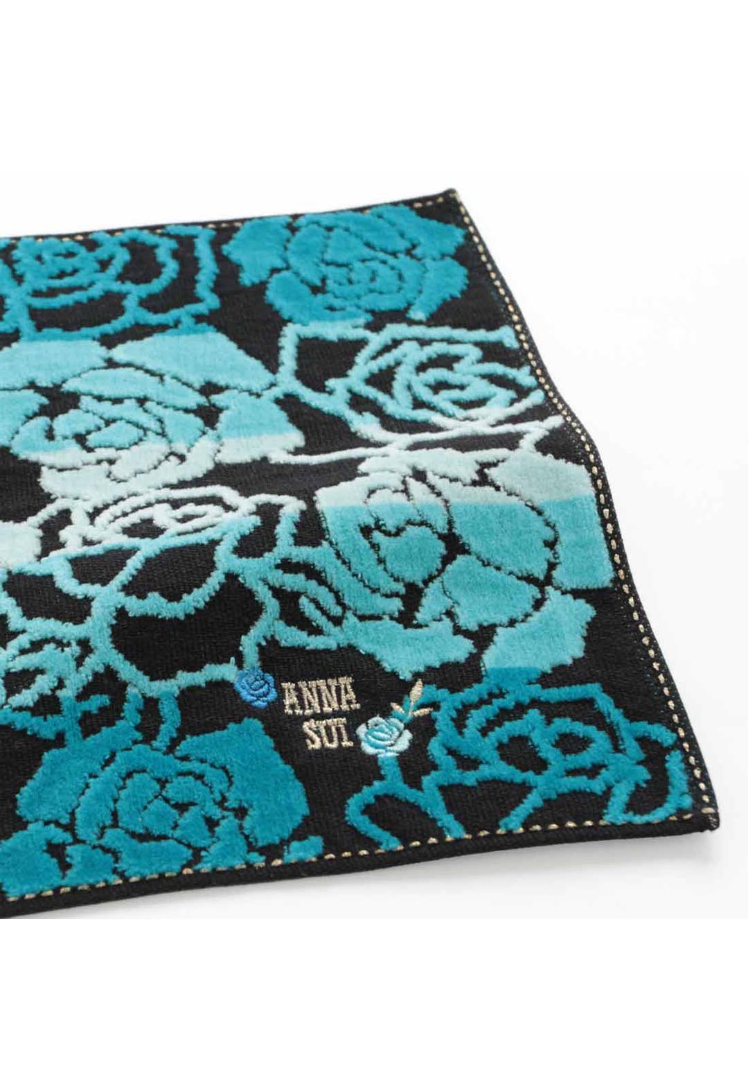 Rose pattern towel handkerchief
