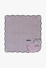 Cat & Rose Towel Handkerchief