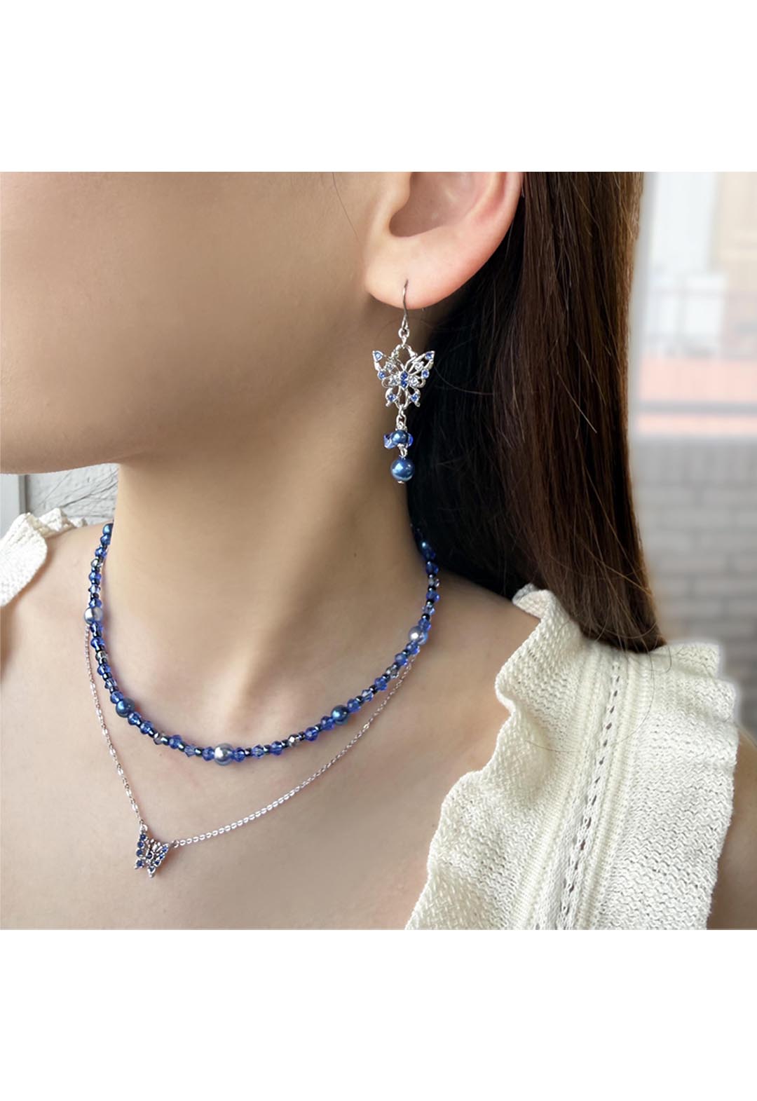 Butterfly Motif Earrings