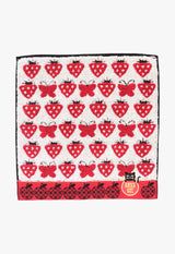 Cat & Fruit Towel Handkerchief